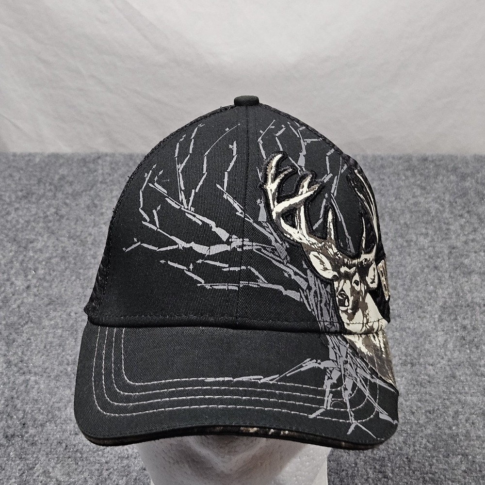 Buck Wear Trucker Hat Black Deer Huntimg Graphic Snapback‎ Cap Outdoor Workwear